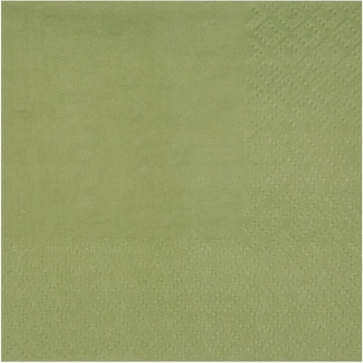 Santex ubrousky Olivové 21x20cm 25ks