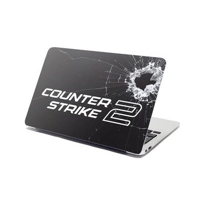 Sablio Samolepka na notebook Counter Strike 2 Průstřel - 38x26 cm
