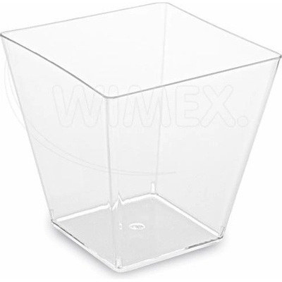 Wimex Fingerfood pohárik PS hranatý číry 72 x 72 x 72 mm 230ml