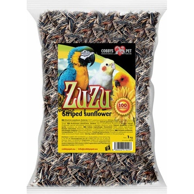 Cobbys Pet Zuzu Striped sunflower 1 kg pruhovaná slunečnice