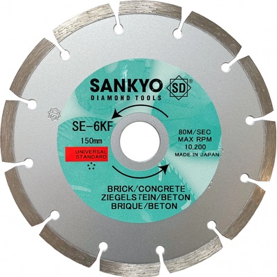 Sankyo diamantový kotúč 150 mm SE-6KF