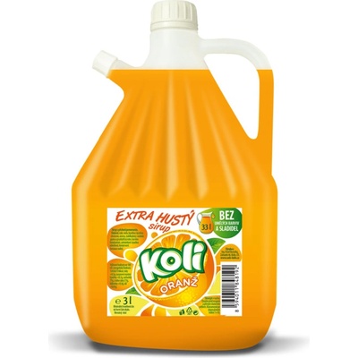 Koli sirup extra hustý pomeranč 3 l