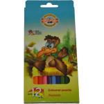  Цветни моливи Кохинор 12цв. дълги 3552 птици