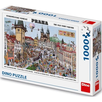 Dino Staroměstské náměstí 1000 dílků
