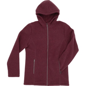 Engel Мъжко вълнено яке Engel Hooded Jacket Wool jacket - Bordeaux Melange - размер 44 (EU) (005-1635-0611)