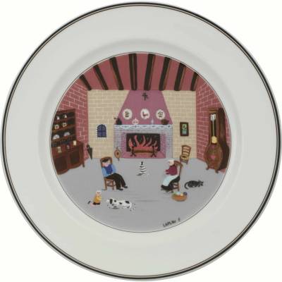 Villeroy & Boch 10-2337-2626 Jedálenský tanier Design Naif Fireplace 27 cm