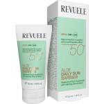  REVUELE Aloe Daily Sun Barrier SPF 50+, водоустойчив дневен крем с алое и висока слънцезащита, 50 ml