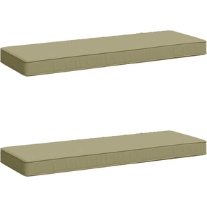 vidaXL Калъфи за пейки, 2 части VUGHT 2 pcs 100% полиестер (950417)