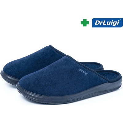 DRLUIGI zdravotné papuče tmavomodré PU-01-01-TF Tmavomodrá