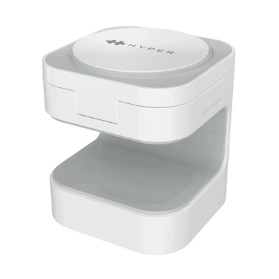 HYPER by Sanho Targus HJ3320WHGL зарядно за мобилни устройства Слушалки, Смартфон, Смарт ръчен часовник Бяла USB Безжично зареждане Бързо зареждане На закрито (HJ3320WHGL)