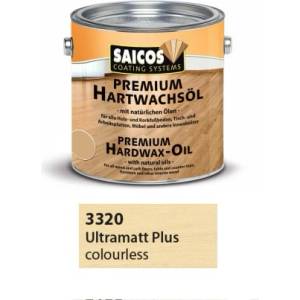 Saicos Premium Hardwax Oil 3320 Ултра мат - Масло с твърда вакса 2.5л (4631)