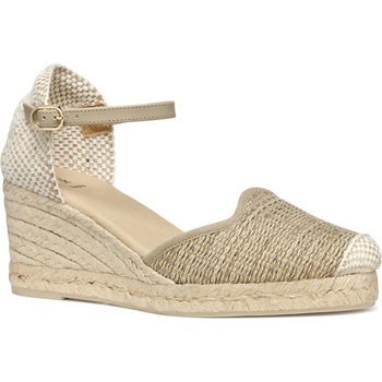 GEOX Gelsa Low Wedge Espadrilles - Beige (Light Taupe)