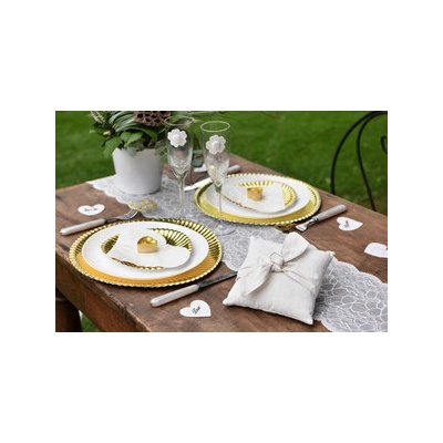 Svatba-eshop Polštářek pod prstýnky natural lněný 15 cm x 15 cm
