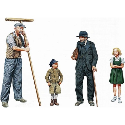 MASTER BOX LTD Civilians Western region WW II era MasterBox 1:35