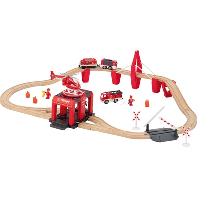 lupilu železnice Hasiči Osobní vlak Život na statku hasiči – Zboží Dáma