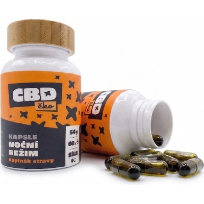 CBDčko CBN+CBD kapsle 2v1 1200 mg 60 ks Noční režim