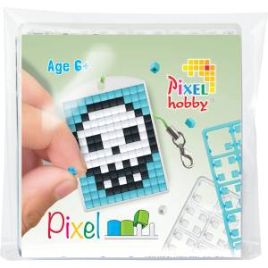 Pixelhobby Мозайка с пиксели Pixelhobby, Ключодържател - Череп (23130)