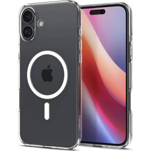 Spigen Калъф за iPhone 16 Plus - Spigen Liquid Crystal MagSafe - Clear