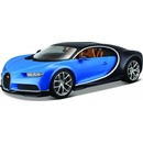 Zberateľské modely BburagoPlus Bugatti Chiron modrá 1:18