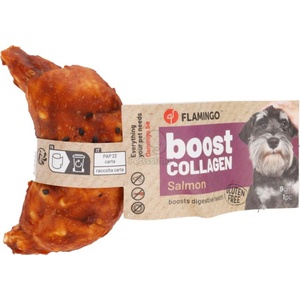 Flamingo Boost Collagen Croissant лакомство - сьомга 30 бр