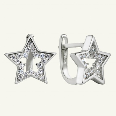 SilveAmo stříbrné náušnice Orion C2F1156