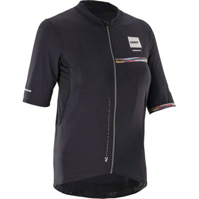 Leatt Дамска фланелка с дълъг ръкав за колоездене Leatt Women's MTB Endurance 5.0 Jersey Cargo Cycling jersey - Black (156-2904-0113)