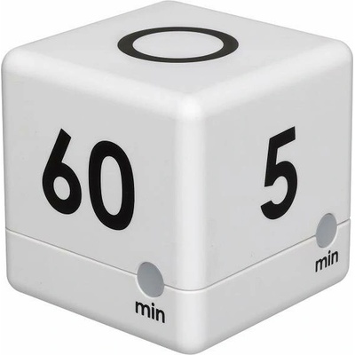 TFA 38.2032.02 digitální časovač CUBE bílé provedení