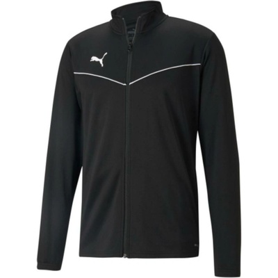 Puma teamRISE Trg Poly Jacket Jr čierna