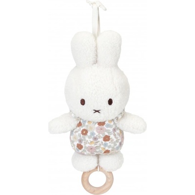 Little Dutch hudobný králiček Miffy Vintage Kvety NIJN754LD