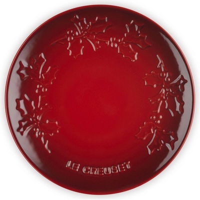 Le Creuset 80033190600003 Servírovací talíř Holly 19 cm višňový
