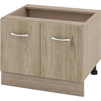 ИРИМ Долен шкаф за свободностояща фурна тип "Раховец" Сити МДА-32 мока / дъб сонома арвен 60 см