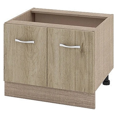 ИРИМ Долен шкаф за свободностояща фурна тип "Раховец" Сити МДА-32 мока / дъб сонома арвен 60 см