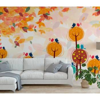 Image 1 of Art gift Фототапет Есенна рисунка 2