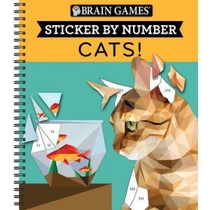 Brain Games - Sticker by Number: Cats! (ISBN: 9781640304871)