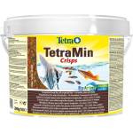 TETRA TetraMin Crisps (Тетрамин Криспс) основна храна за всички видове декоративни рибки на хрупкави дискчета пакет 10 литра