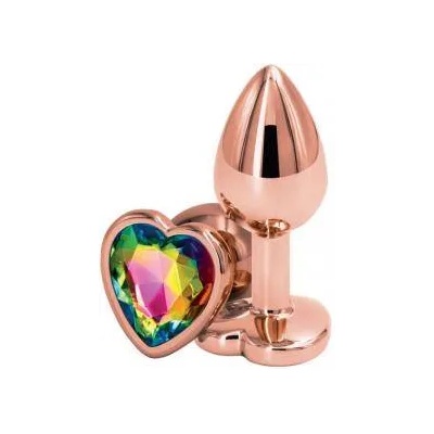 NS Novelties Анален разширител - Цветно сърце, Розово злато, 45661