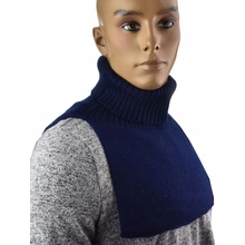 Pánsky rolákový šál tmavo modrý