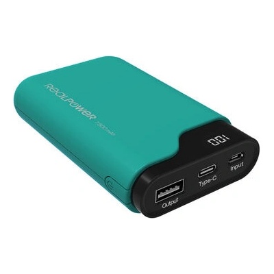 RealPower PB-7500C 7500 mAh zelená