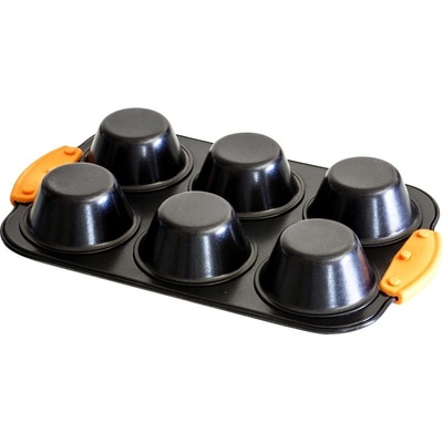 Berlinger Haus BH-1137 Forma na muffiny 6 ks silikonové rukojeti 29x18x3 Granit Diamond Line