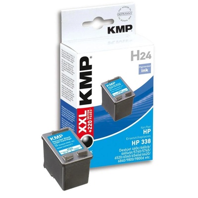 Compatible Kmp hp c8765e № 338 черна касета с мастило h24 (1022,4338)