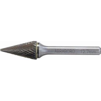 Abraboro ABRABORO fréza na kov Typ M, 6,0 x 50/20 - TCT ostrý kužel