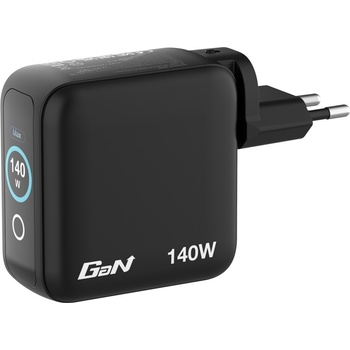 Verbatim Зарядно устройство Verbatim Mini GaN Charger 140W with Display (30240)