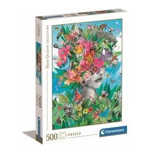 Clementoni Puzzles 500 HQ Head in the Jungle