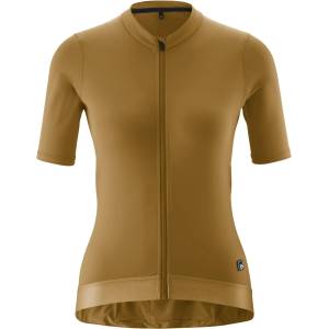 Gonso Дамска фланелка с къс ръкав за колоездене Gonso Women's Road Jersey Cycling jersey - Baked Pretzel - размер 42 (EU) (156-2898-0115)