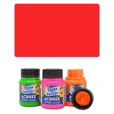ACR Farba na textil 37 ml Fluorescent Red 103
