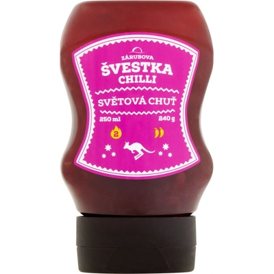 Zárubova Omáčka švestka chilli 250 ml