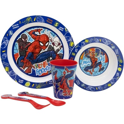 Stor Комплект за хранене Stor - Micro, Spiderman Mob Rules, 5 части (83550)