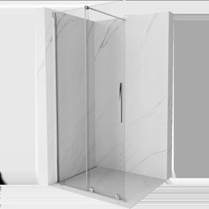 Mexen Velar плъзгаща се душ-преграда Walk-in 120 x 200 см, прозрачна 8 мм, хром (871-120-000-03-01)