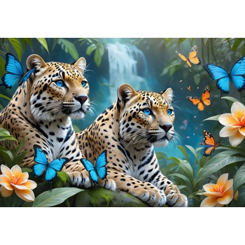 Alipson Puzzle - Puzzle The Two Leopards - 1 000 piese
