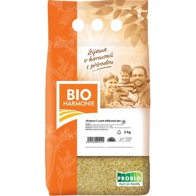 Bioharmonie Cukr třtinový přírodní Bio 3 kg